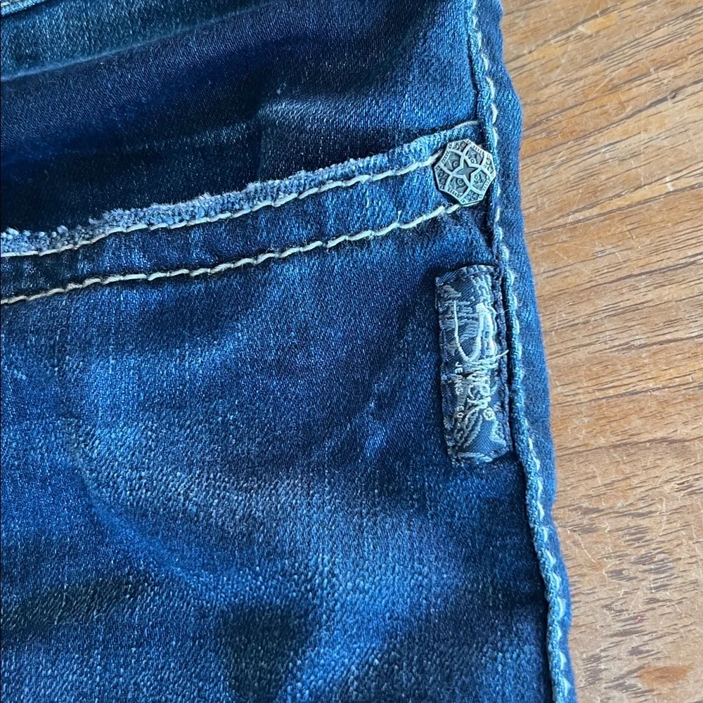 Silver Suki  Jesns Mid Capri 18 - Picture 5 of 13